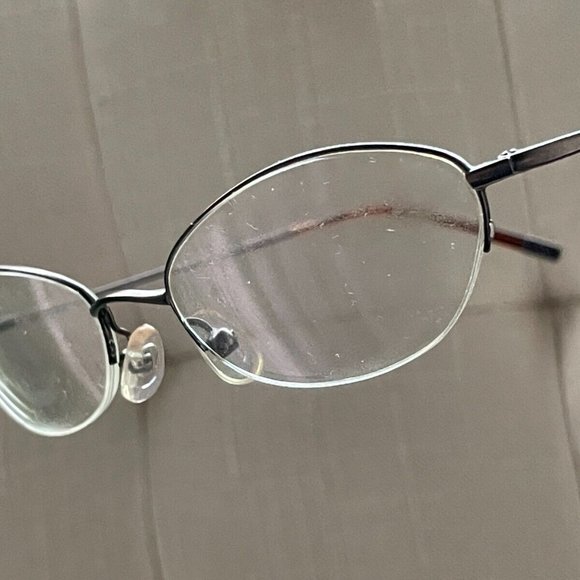 RL Ralph Lauren Women Eyeglasses Black Tone Half Rim Glasses Made in Italy - Picture 3 of 11